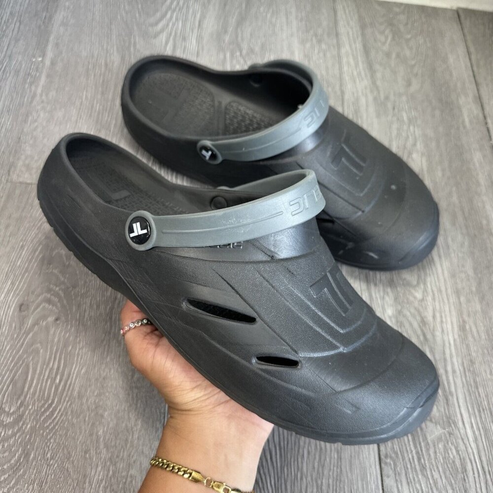 Telic Dream Clog Shoe  Size 2XL  Black Waterproof Recovery Slip Slingback Black